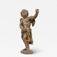 Italian Rococo Gold Painted Cupid - 4250419
