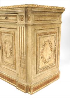 Italian Rococo Grey Painted and Silver Gilt Trimmed Chest - 741697