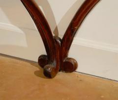 Italian Rococo Late 18th Century Walnut Console Table with Authentic Patina - 3414981