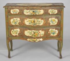 Italian Rococo Period Painted Commode 18th Century - 2276340