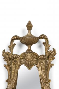 Italian Rococo Silver Gilt Wall Mirror - 4171081