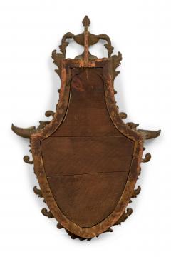 Italian Rococo Silver Gilt Wall Mirror - 4171090
