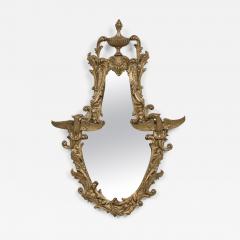 Italian Rococo Silver Gilt Wall Mirror - 4196067