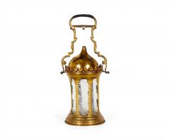 Italian Rococo Style Brass Hand Lantern - 4670306
