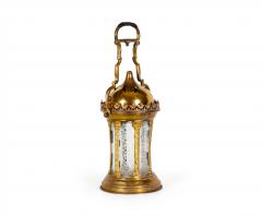 Italian Rococo Style Brass Hand Lantern - 4670309
