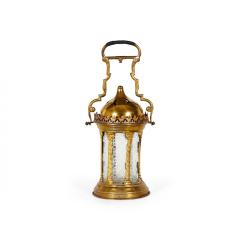 Italian Rococo Style Brass Hand Lantern - 4734404