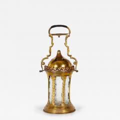 Italian Rococo Style Brass Hand Lantern - 4734563