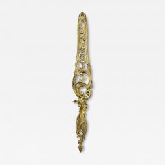 Italian Rococo Style Bronze Filigree Letter Opener - 4709203