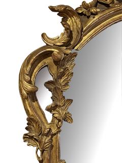 Italian Rococo Style Carved Giltwood Mirror with Floral and Foliate Vine - 4347050