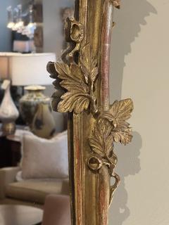 Italian Rococo Style Carved Giltwood Mirror with Floral and Foliate Vine - 4347051