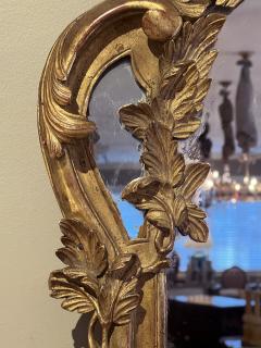 Italian Rococo Style Carved Giltwood Mirror with Floral and Foliate Vine - 4347053