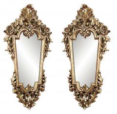 Italian Rococo Style Gilt Carved Wall Mirrors - 4669841