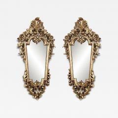 Italian Rococo Style Gilt Carved Wall Mirrors - 4734487