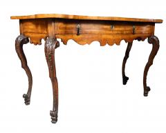 Italian Rococo Walnut Console Table - 4506522