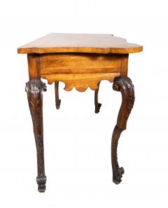 Italian Rococo Walnut Console Table - 4506564