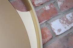 Italian Round Aluminum Architectural Wall Mirror with Bronzed Glass by Rimadesio - 3492583