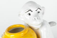 Italian Royal Porcelain Monkeys Bookends - 554590