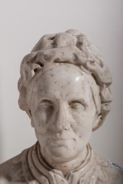 Italian School 19th century bust in marble - 3761669