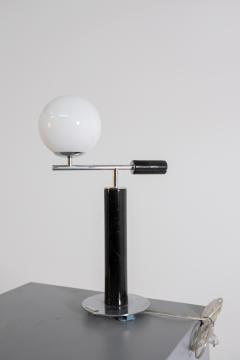 Italian School Italian Contemporary Table Lamp in Black Marble - 2198785
