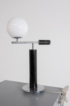 Italian School Italian Contemporary Table Lamp in Black Marble - 2198787