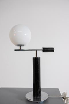 Italian School Italian Contemporary Table Lamp in Black Marble - 2198793