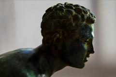 Italian School Nude Male Runner Classical Bronze After the Antique - 1206016