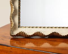 Italian Sculptural Carved Gilt Wood Table Vanity Mirror circa 1950 - 4783720