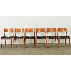 Italian Set of Six Midcentury Dining Chairs - 3974824