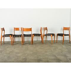 Italian Set of Six Midcentury Dining Chairs - 3974881