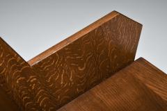 Italian Settee in Stained Beech 1940s - 2045774