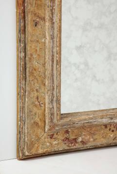 Italian Seventeenth Century Faux Marble Painted Gilt Mirror Frame Circa 1680 - 2969540