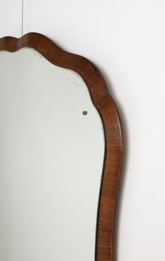 Italian Shaped Wood Wall Mirror circa 1940 - 3520956