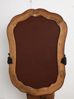 Italian Shaped Wood Wall Mirror circa 1940 - 3520964