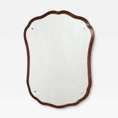 Italian Shaped Wood Wall Mirror circa 1940 - 3527358