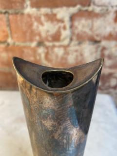Italian Silver Candle Holder 1950s - 2349364