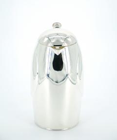 Italian Silver Plated Exterior Insulated Interior Hot Cold Thermos - 3440501