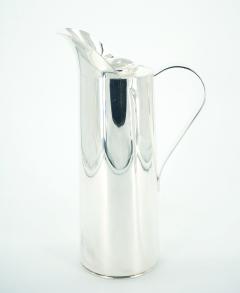 Italian Silver Plated Insulated Interior Hot Cold Thermos - 3440433