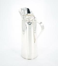 Italian Silver Plated Insulated Interior Hot Cold Thermos - 3440434