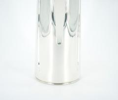 Italian Silver Plated Insulated Interior Hot Cold Thermos - 3440437