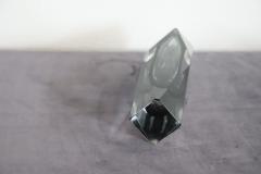 Italian Smoked Grey Art Glass Vase Flavio Poli for A Mandruzzato 1960s - 3700970