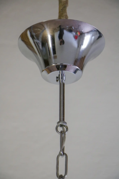 Italian Space Age Ball Pendant Ceiling Lamp Attributed to Mazzega 1970s - 2601509