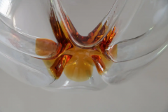 Italian Space Age Ball Pendant Lamp Attributed to Mazzega 1970s - 2601298