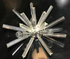 Italian Spherically Shaped Sputnik Crystal Wall Sconce 1970s - 1086380