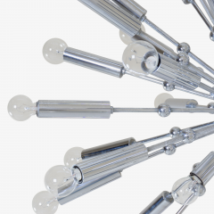 Italian Sputnik Chandelier in Nickel - 964108