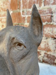Italian Terracotta Cane Corso Sculpture 1980 - 2343696