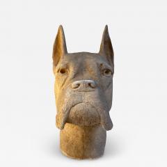 Italian Terracotta Cane Corso Sculpture 1980 - 2347212