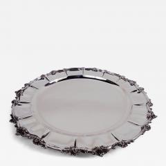 Italian Traditional Classical Silver Tray - 3826313