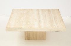 Italian Travertine Coffee Table - 1495155