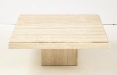 Italian Travertine Coffee Table - 1495159