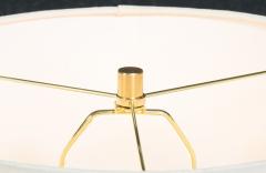 Italian Travertine Walnut Cone Style Table Lamp - 4394360